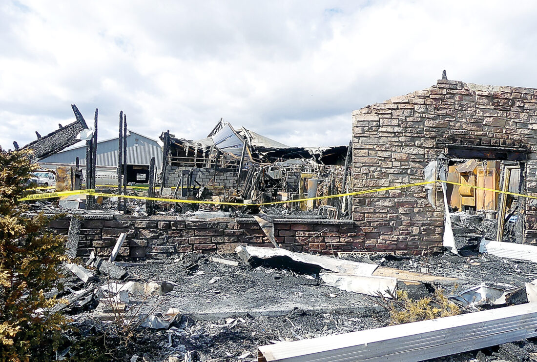 Blaze destroys farm building News, Sports, Jobs Altoona Mirror